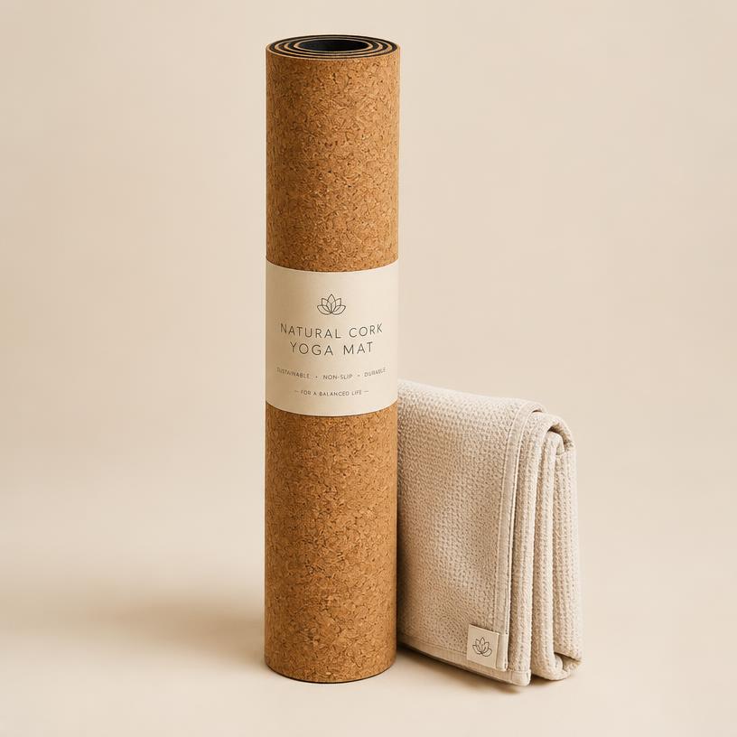 Eco Cork Yoga Mat 5 mm